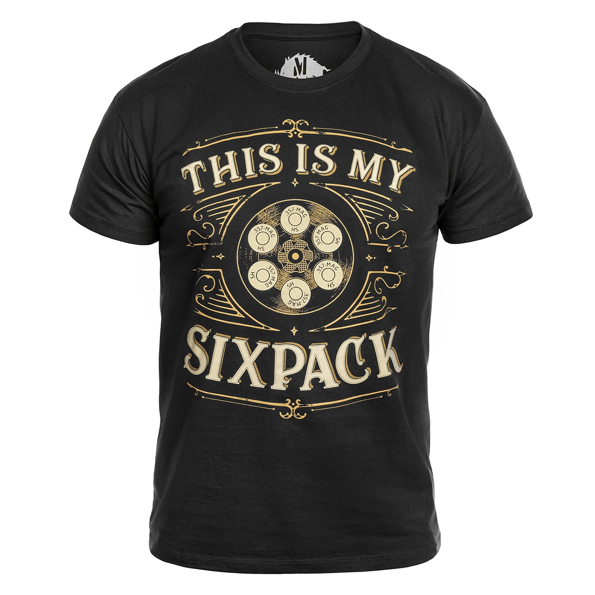 T-shirt Six Pack War Hog - Black