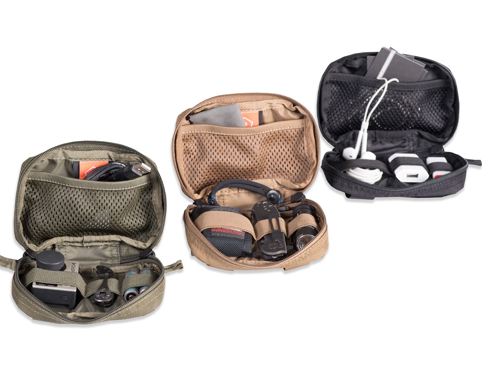 Pochette Kyvos Pentagon - Olive Green