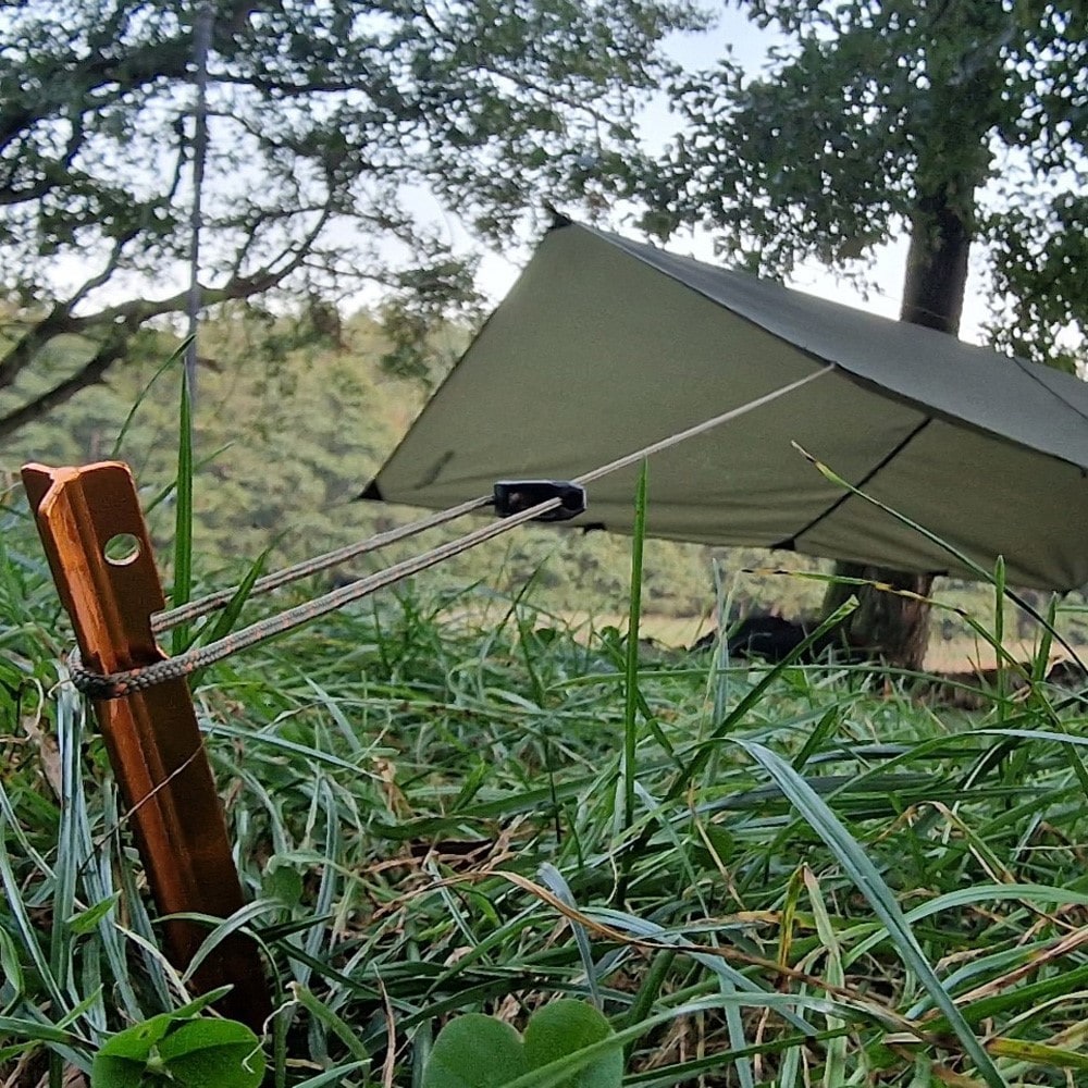 Bâche de bivouac Easy Tarp 2 x 3 m Bushmen - Green