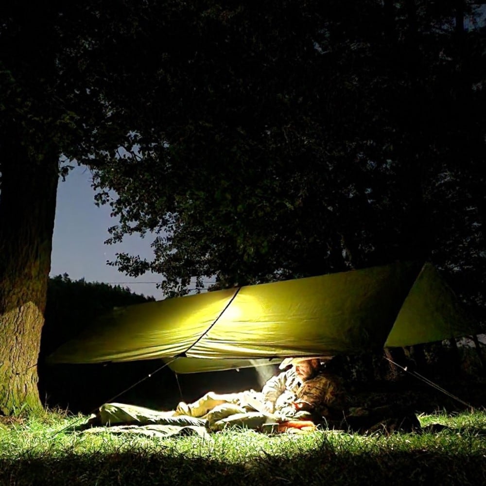 Bâche de bivouac Easy Tarp 2 x 3 m Bushmen - Green