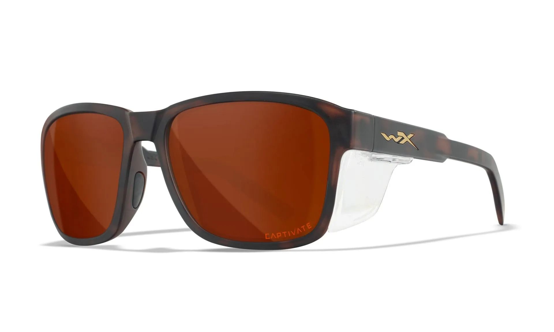 Lunettes Wiley X Trek - Captivate Polarized Copper/Matte Havana Brown