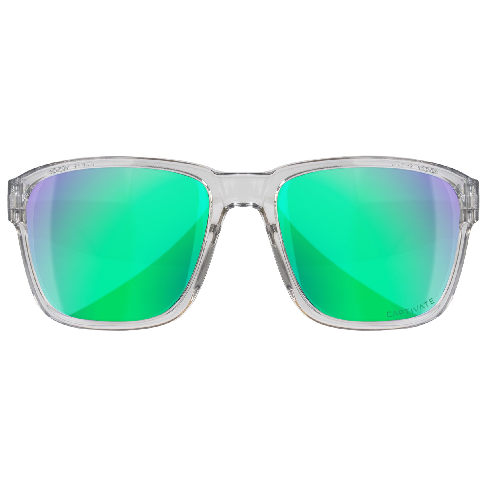 Lunettes Trek Wiley X - Captivate Polarized Green Mirror/Gloss Crystal Light Grey