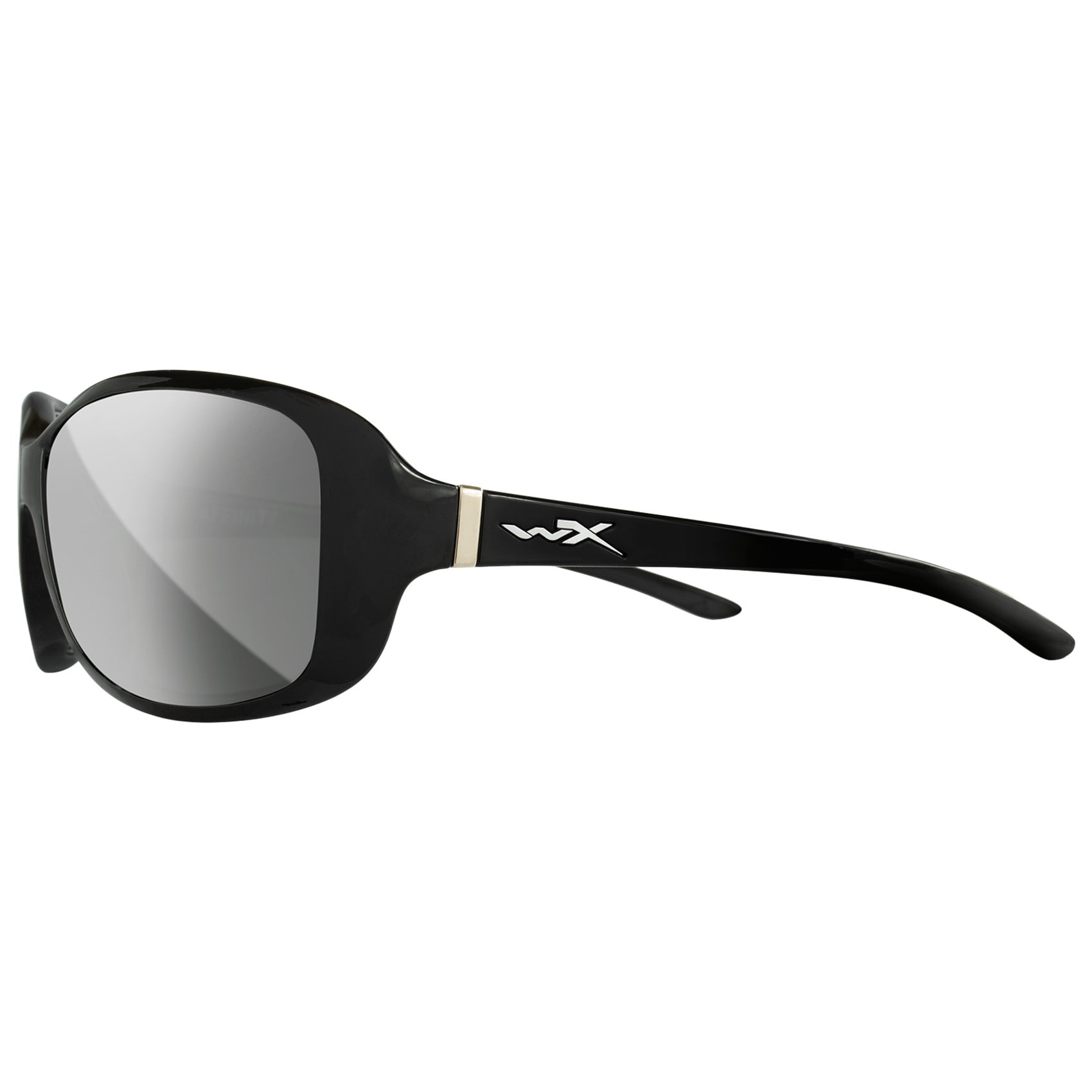 Lunettes pour femmes Affinity Wiley X - Captivate Polarized Silver Flash/Gloss Black