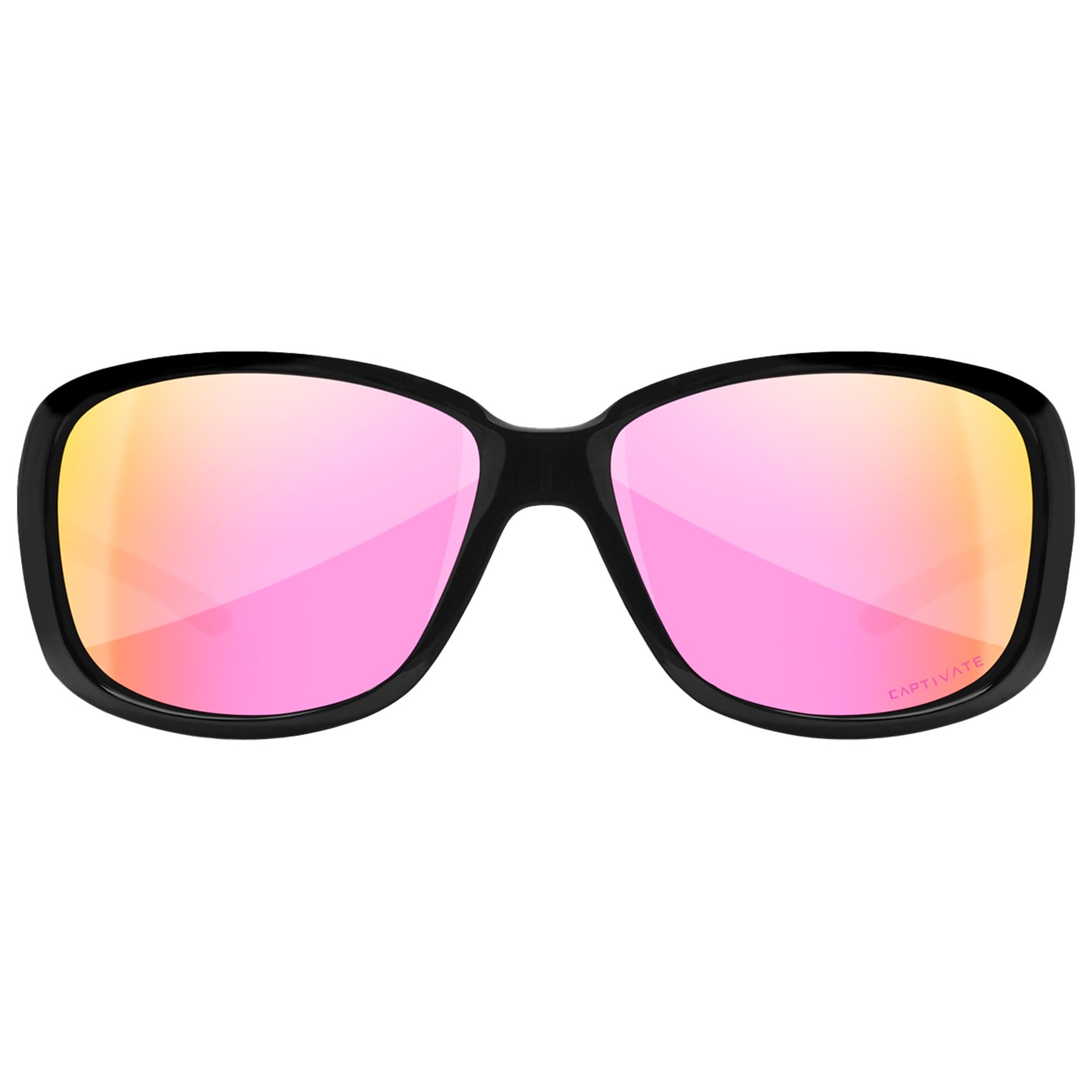 Lunettes pour femmes Affinity Wiley X - Captivate Polarized Rose Gold Mirror/Gloss Black