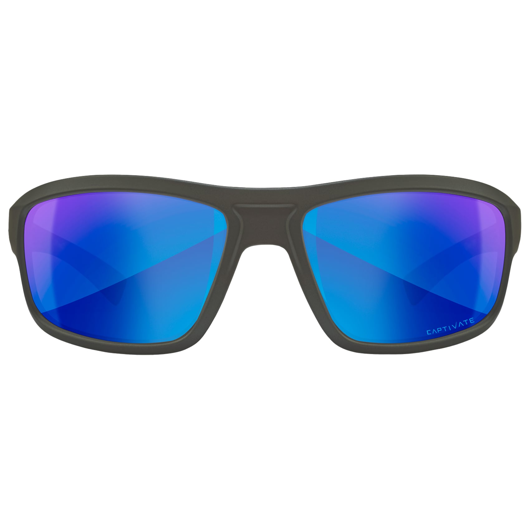 Lunettes tactiques Contend Wiley X - Captivate Polarized Blue Mirror - Matte Graphite