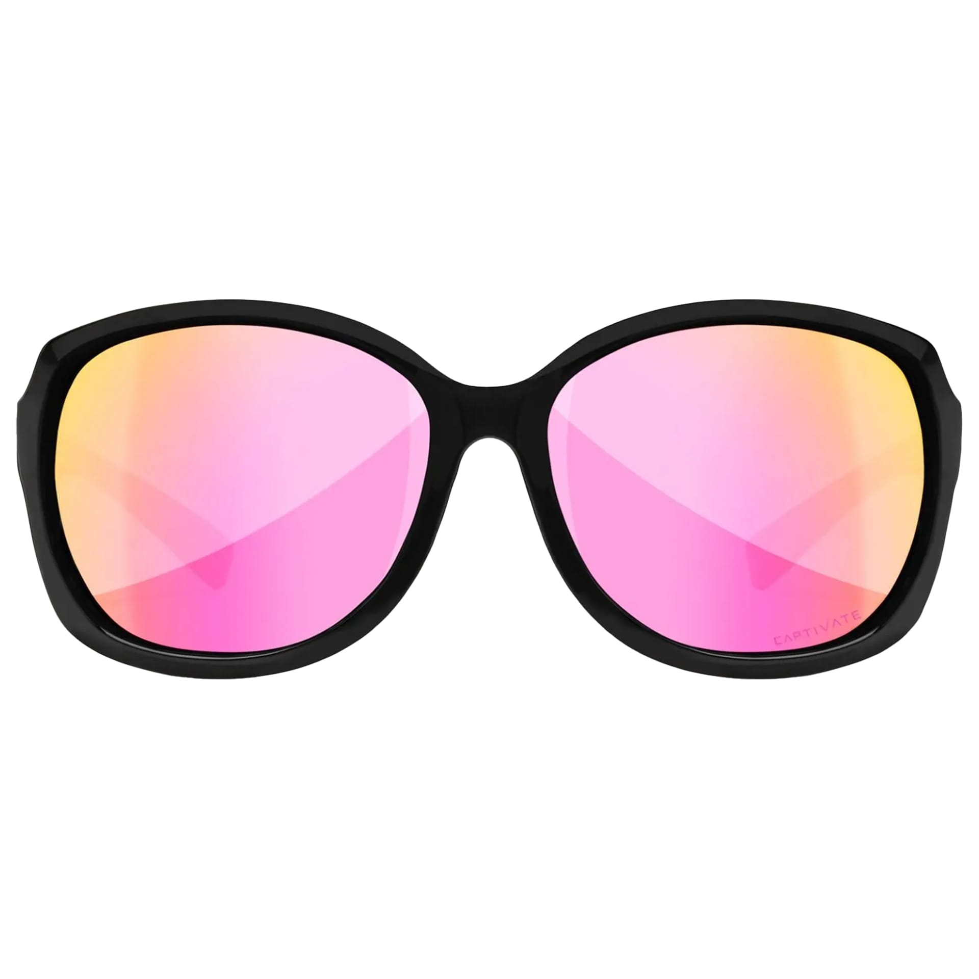 Lunettes pour femmes Mystique Wiley X - Captivate Polarized Rose Gold Mirror/ Gloss Black