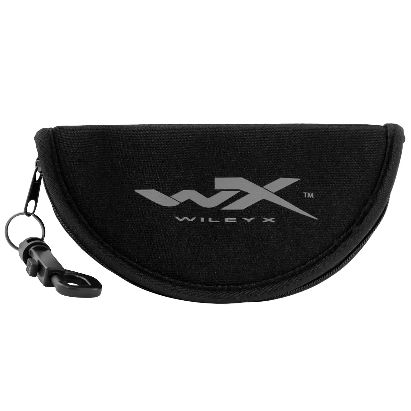 Étui pour lunettes Zippered Semi Hard Case Wiley X - Black