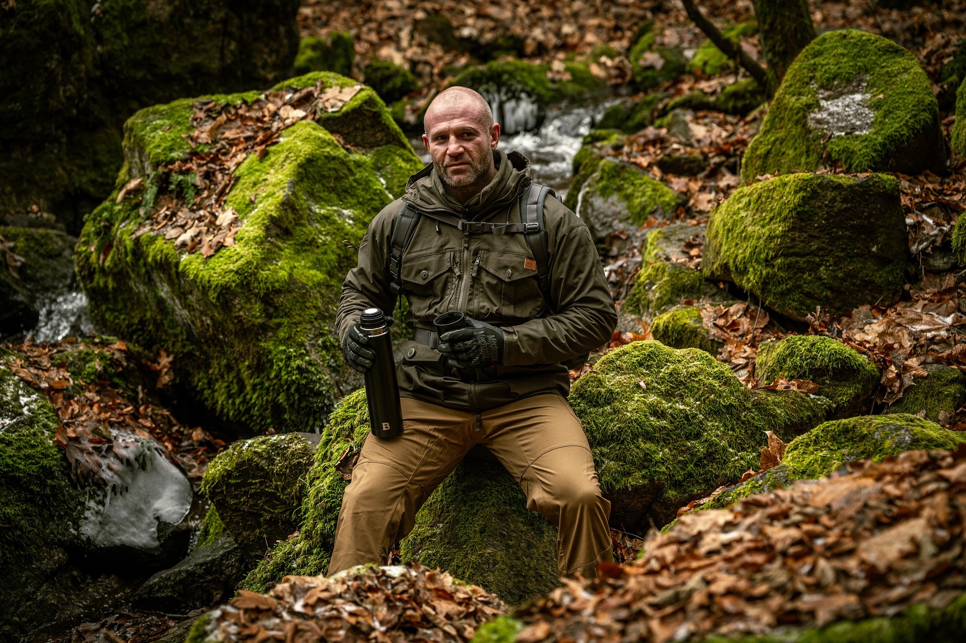 Veste SAS Smock Duracanvas Helikon - Taiga Green