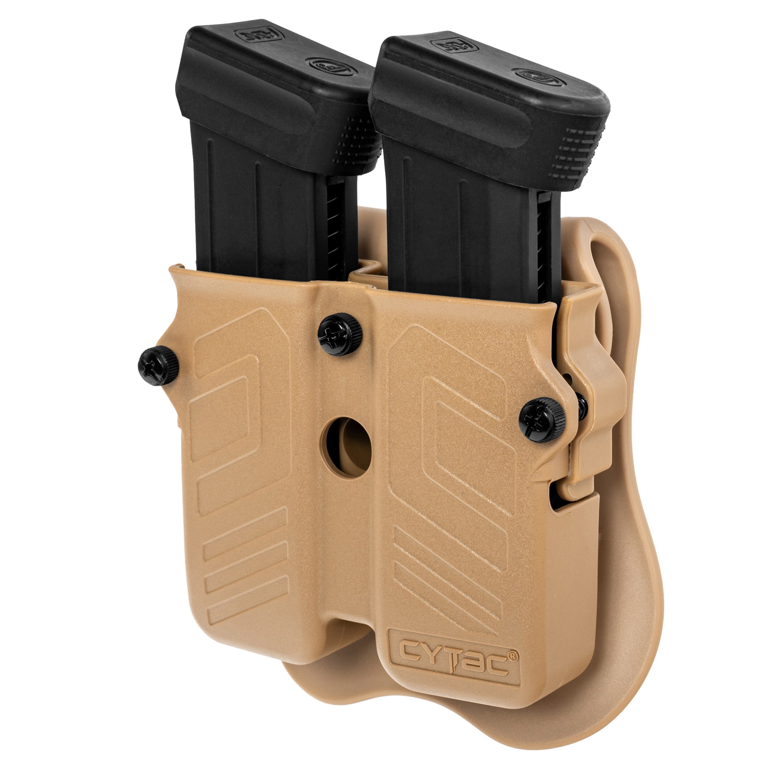 Pochette Cytac Universal Double Magazine Pouch Paddle - Khaki