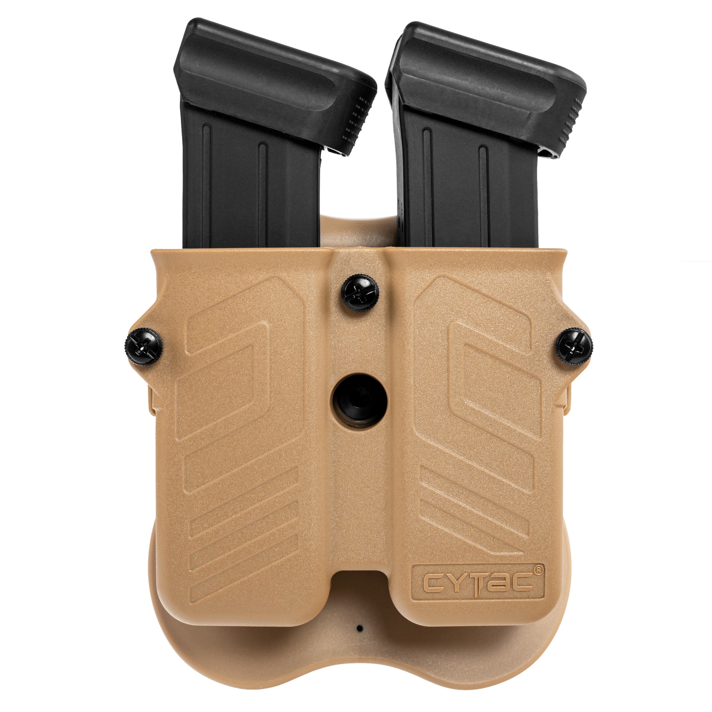 Pochette Cytac Universal Double Magazine Pouch Paddle - Khaki