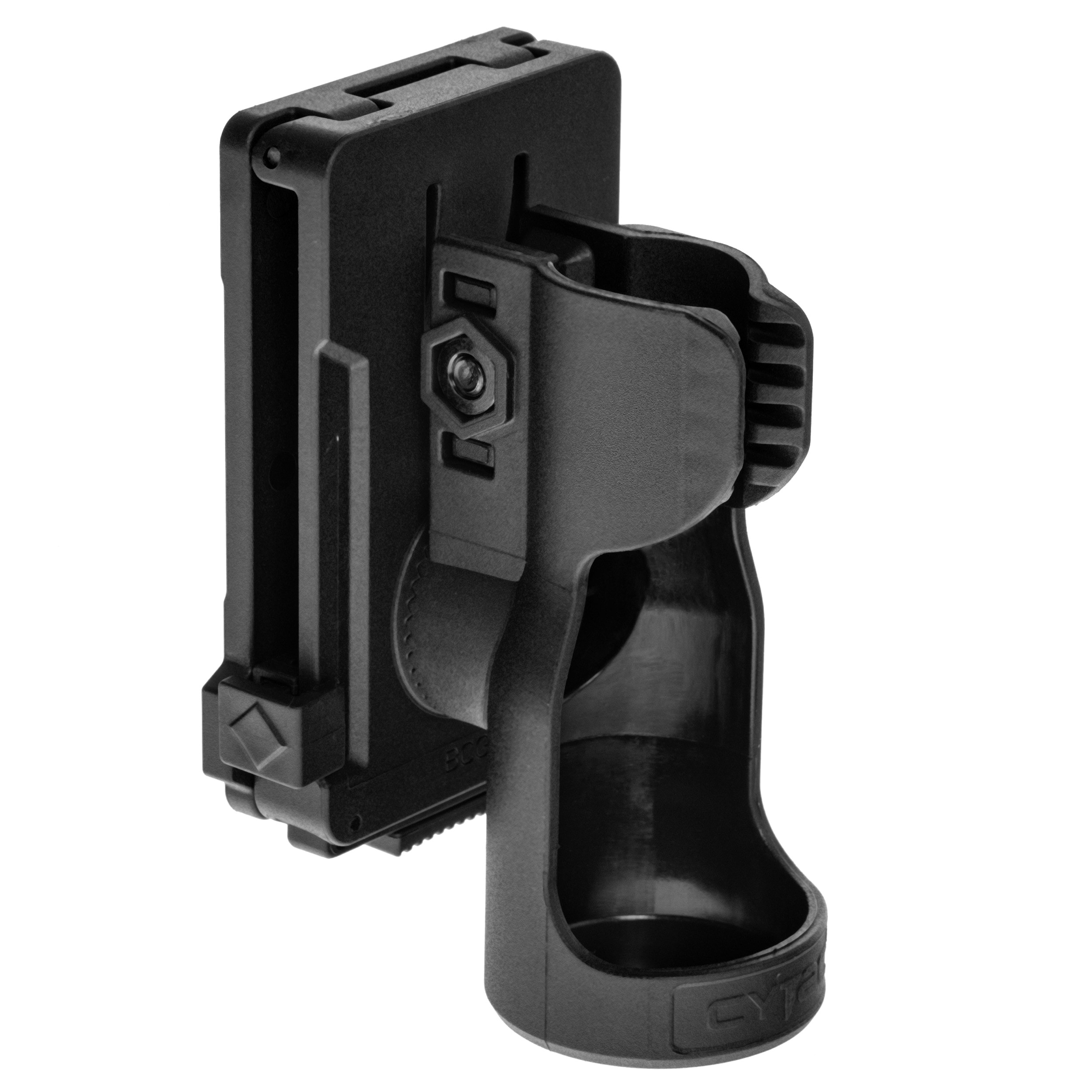 Étui pour lampe de poche Flashlight Holder Belt Clip Cytac - Black