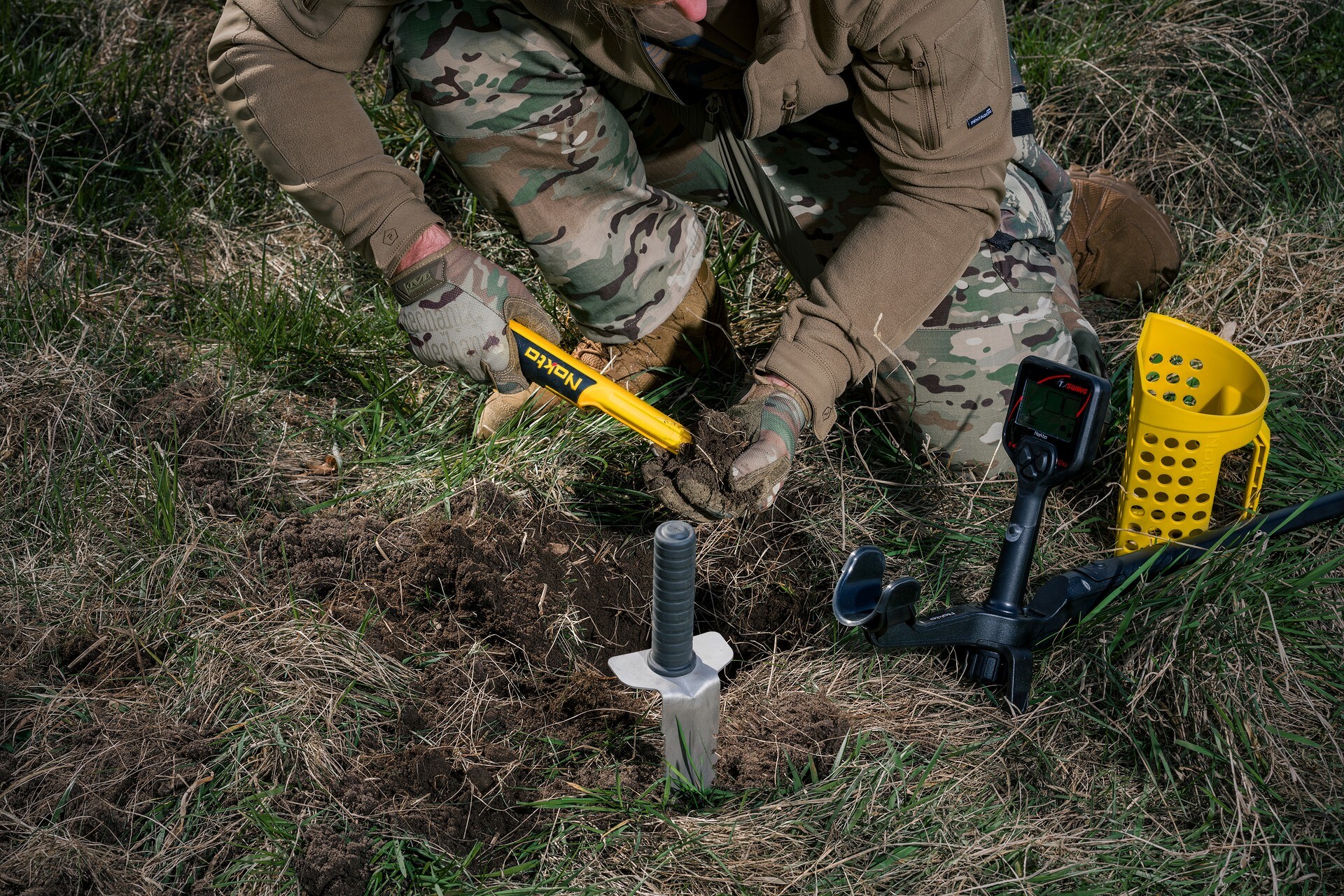 Pelle couteau avec étui Digger Premium Nokta