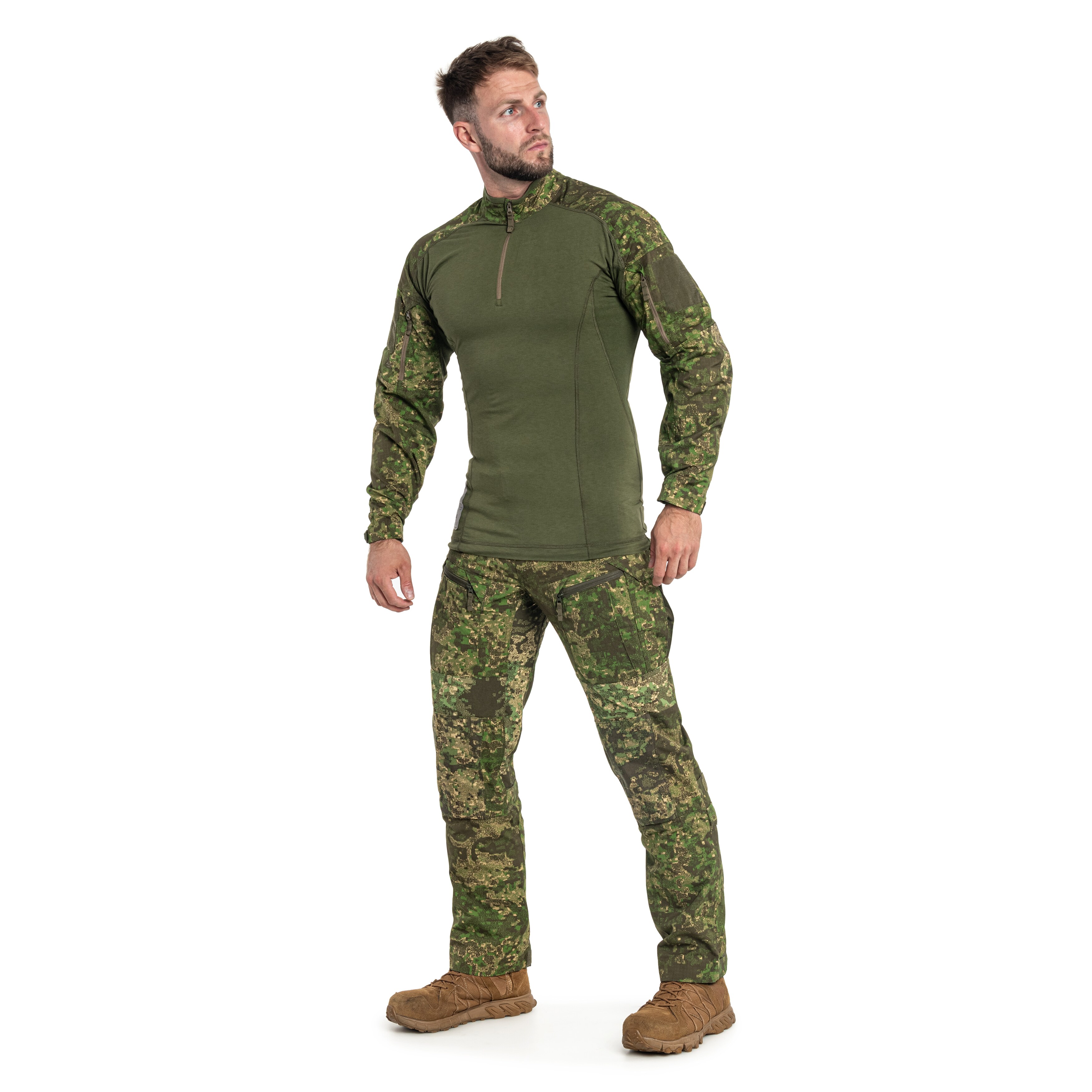 Sweatshirt Combat Shirt Vanguard Direct Action - PenCott WildWood