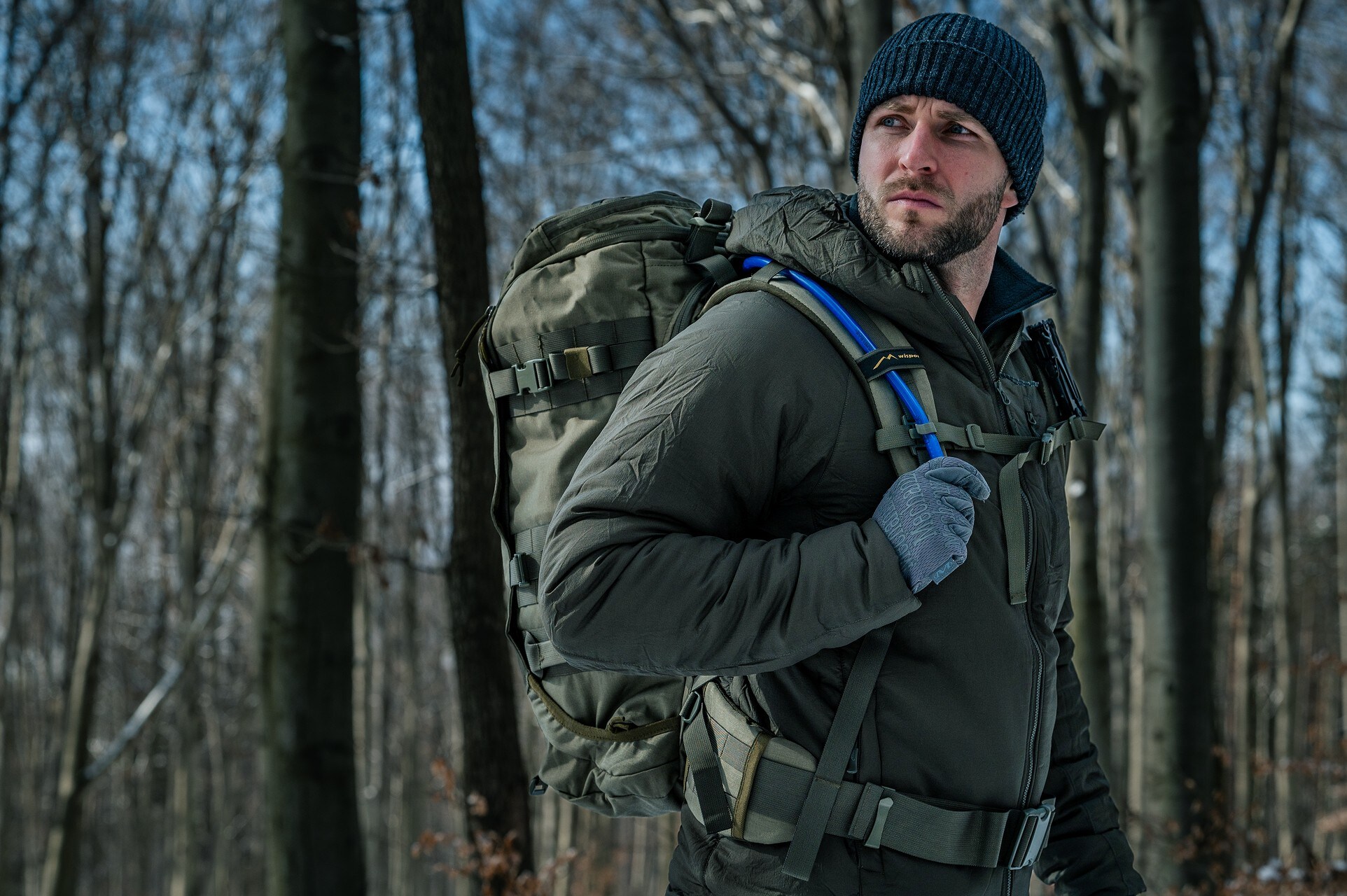 Veste Wolfhound Hoodie Helikon - Taiga Green