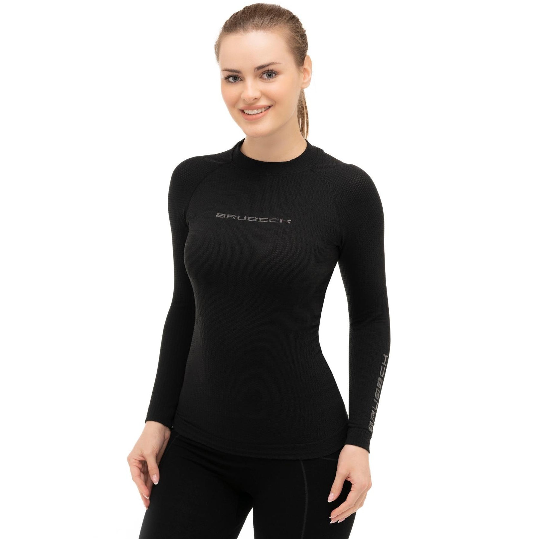 T-shirt thermoactif pour femmes 3D Pro Brubeck - Black