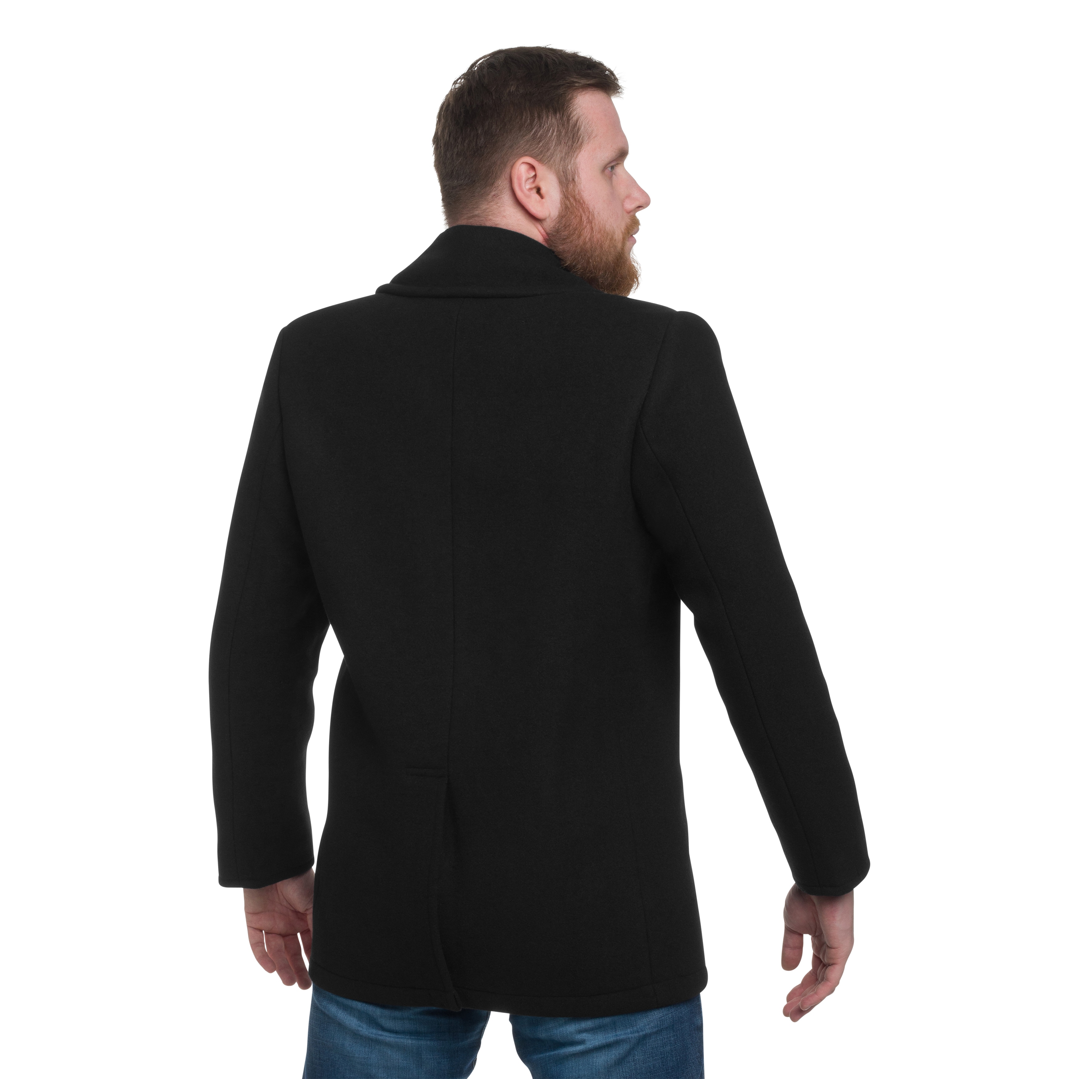 Manteau blazer US Navy Peacoat Mil-Tec - Black