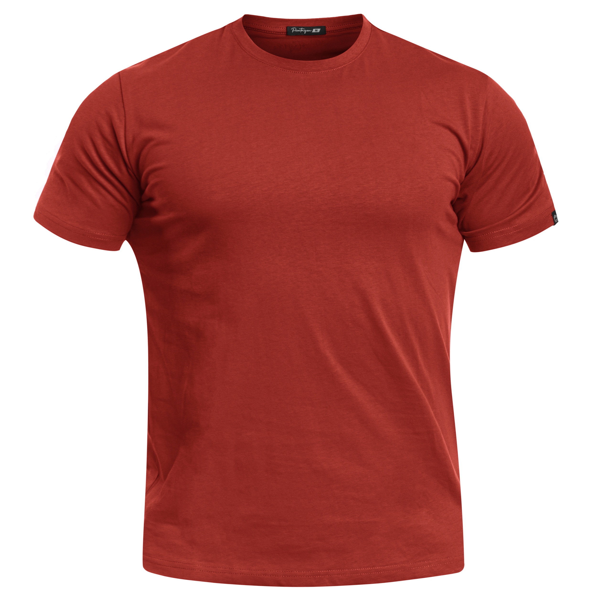 T-shirt Ageron Blank Pentagon - Maroon Red