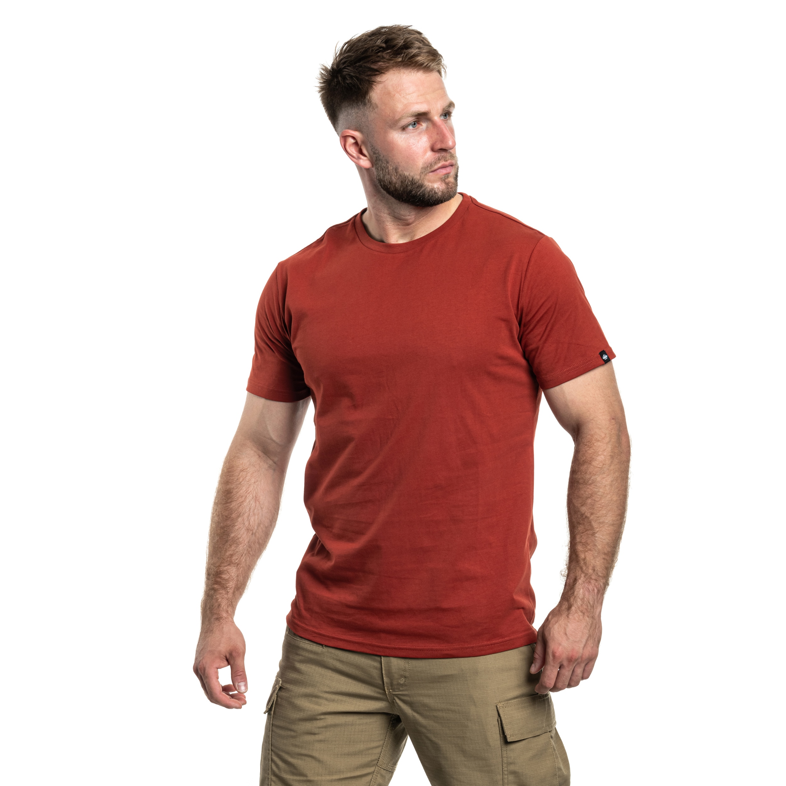 T-shirt Ageron Blank Pentagon - Maroon Red