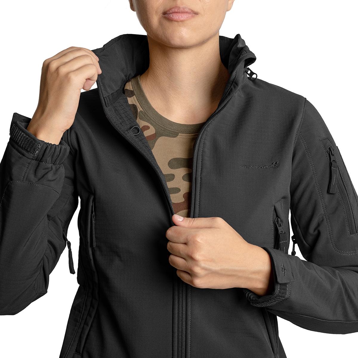 Veste femme Artaxes Pentagon - Black