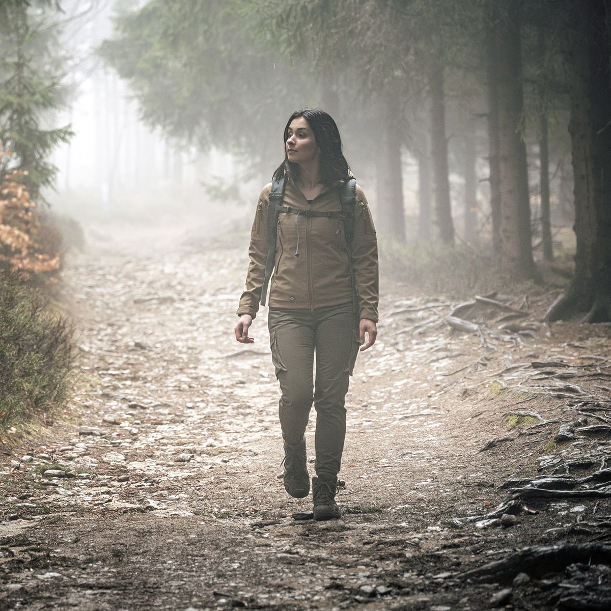 Veste femme Artaxes Pentagon - Coyote