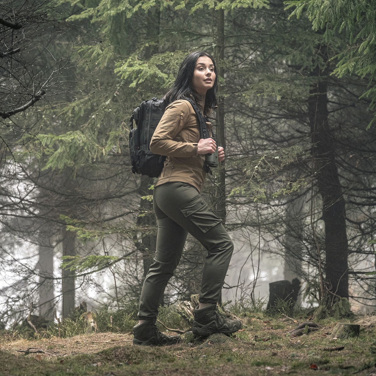 Veste femme Artaxes Pentagon - Coyote
