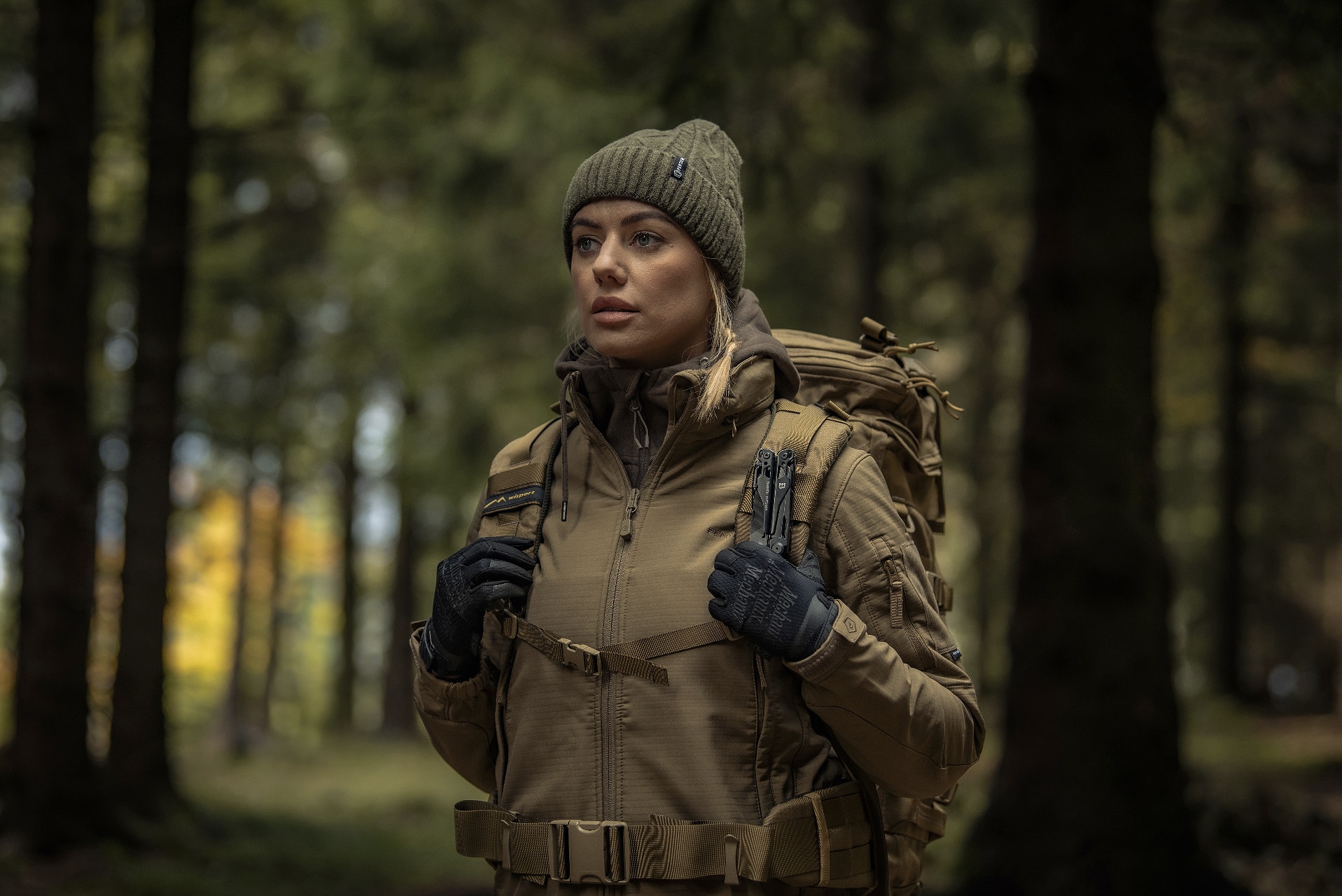 Veste femme Artaxes Pentagon - Coyote