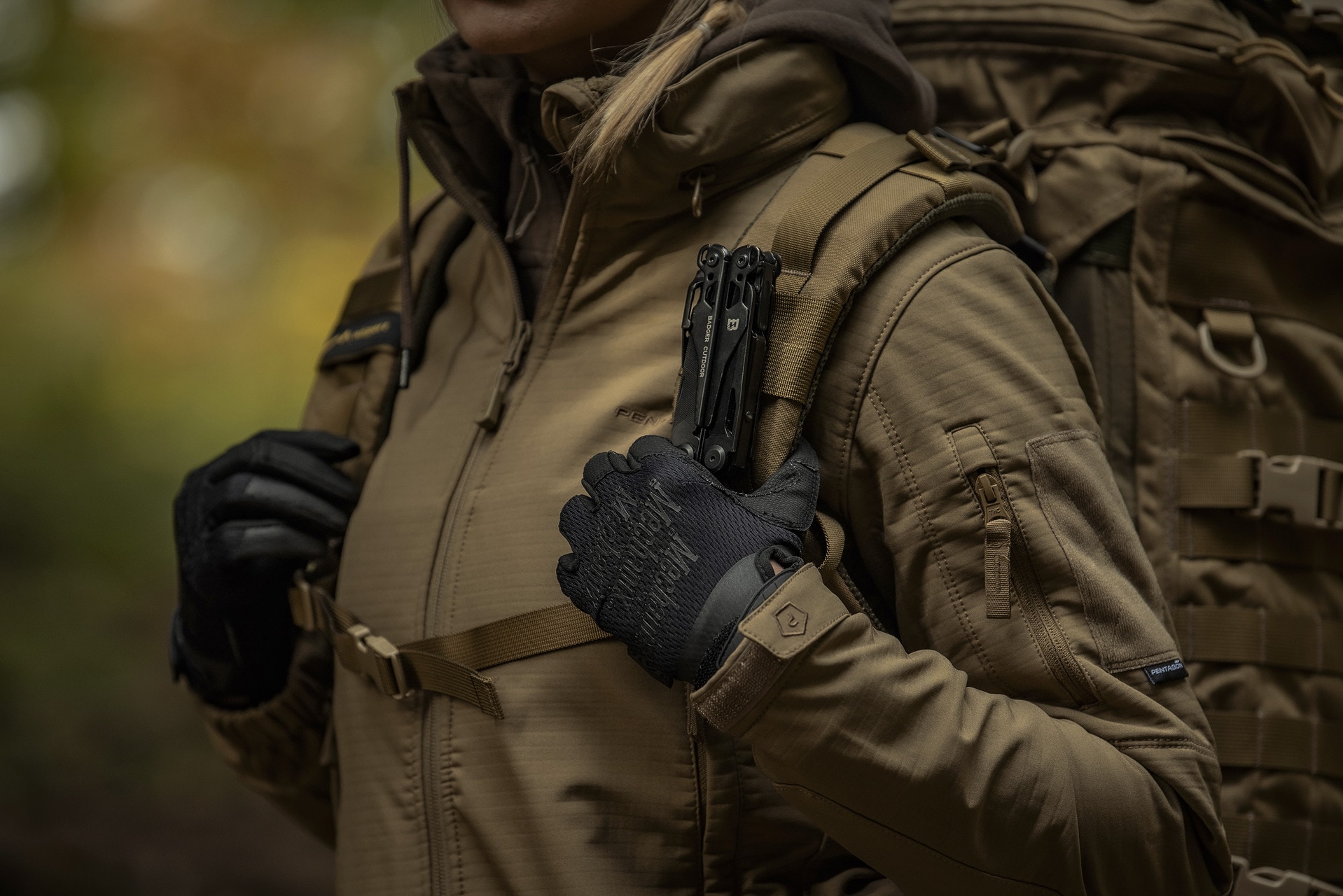 Veste femme Artaxes Pentagon - Coyote
