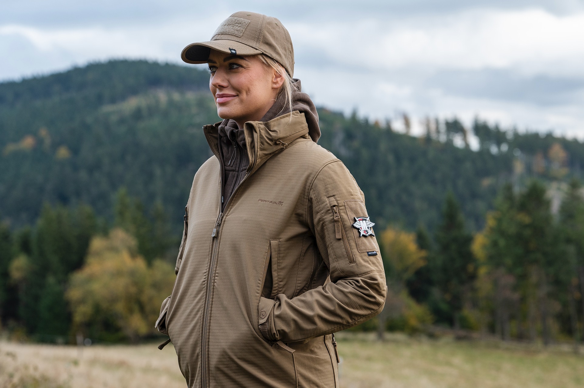 Veste femme Artaxes Pentagon - Coyote