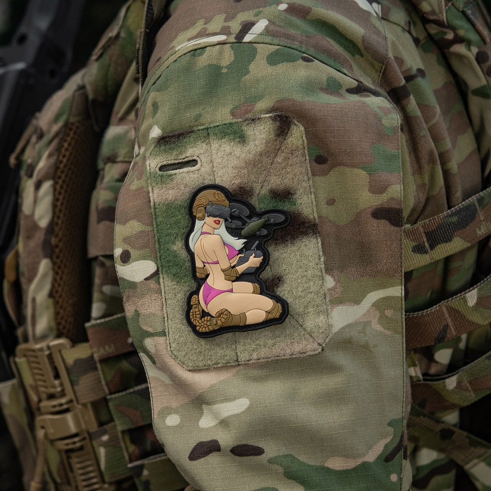 Patch Tactical Girl No.6 PVC M-Tac - Pink/Coyote