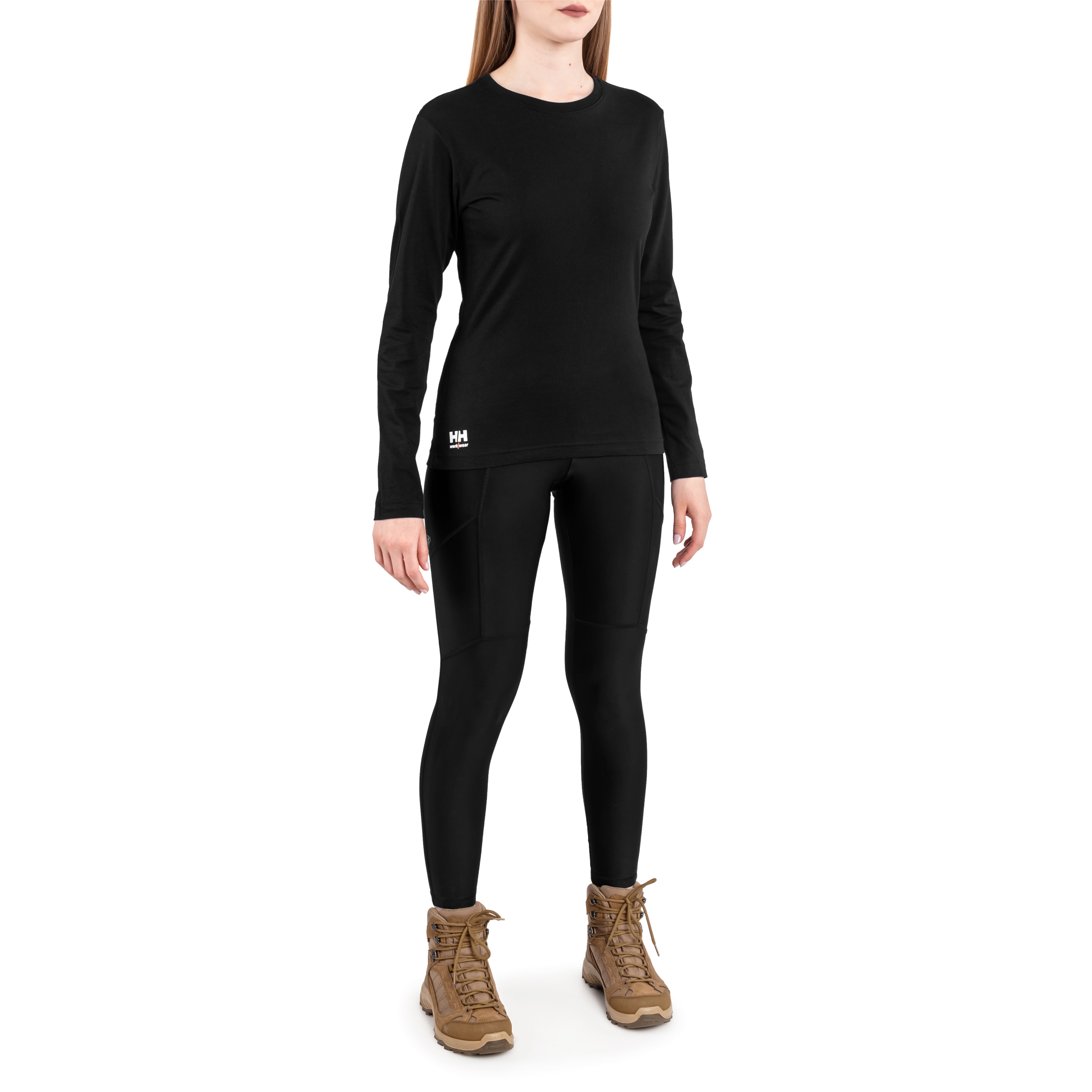 T-shirt pour femmes Manchester Longsleeve Helly Hansen - Black