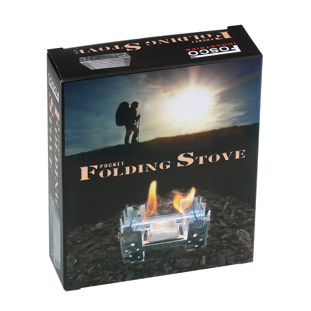 Réchaud pliant de poche Pocket Folding Stove FOSCO