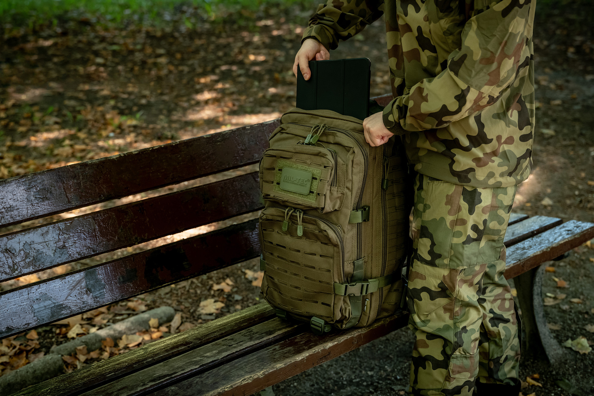 Sac à dos Assault Pack Laser Cut Large 36 L Mil-Tec - Olive