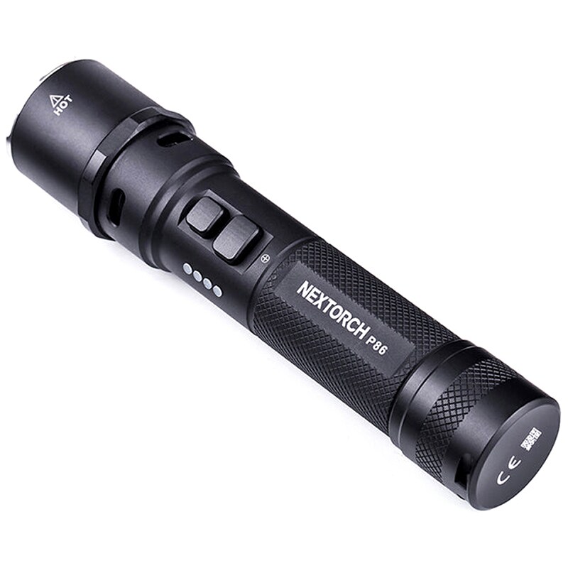 Lampe de poche P86 avec sifflet 120 dB - 1600 lumens Nextorch 