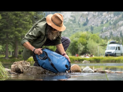 Filtre à eau Peak Flex Gravity Water Filter System 8 L LifeStraw- Dark Gray 