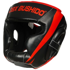 Casque de boxe pour l'entraînement et le combat DBX Bushido - Black/Red