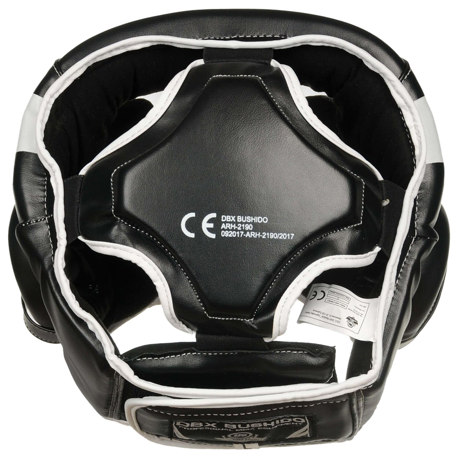 Casque de boxe pour l'entraînement et le combat DBX Bushido - Black 