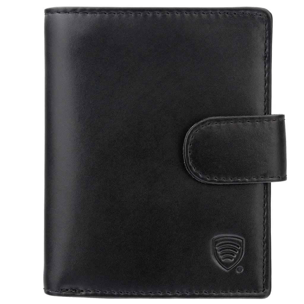 Portefeuille Smart RFID Block pour cartes et monnaie Koruma - Black