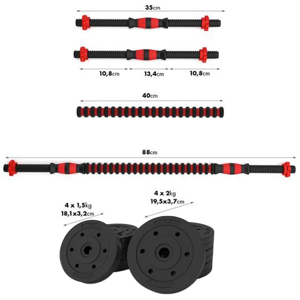 Kit de renforcement musculaire SGP15 HMS 