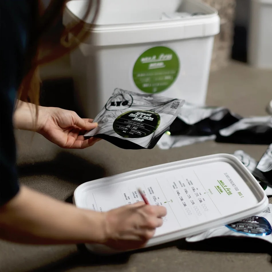 Aliments lyophilisés Paquet alimentaire de 14 jours - végétarien LYOFOOD