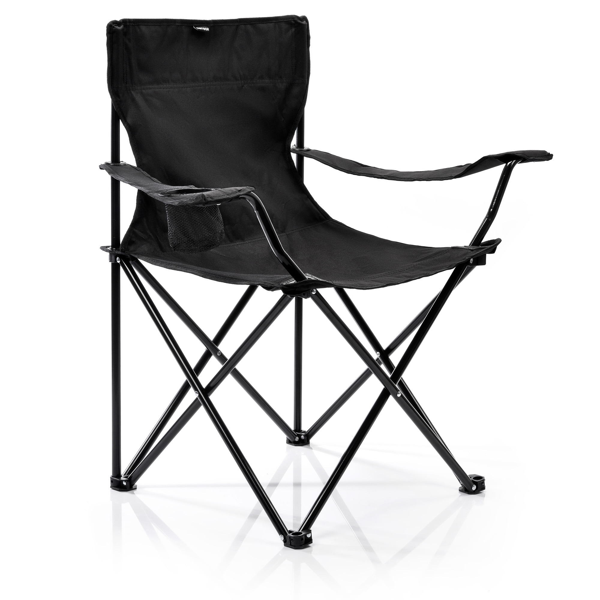 Chaise touristique pliable Quay Meteor  - Black 