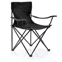 Chaise touristique pliable Quay Meteor  - Black