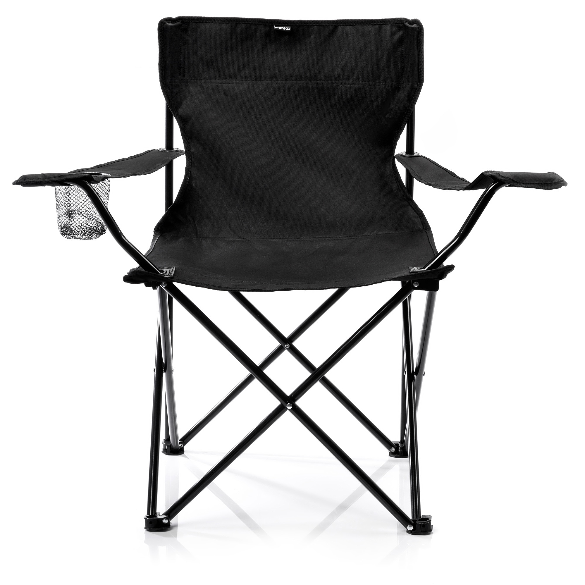 Chaise touristique pliable Quay Meteor  - Black 