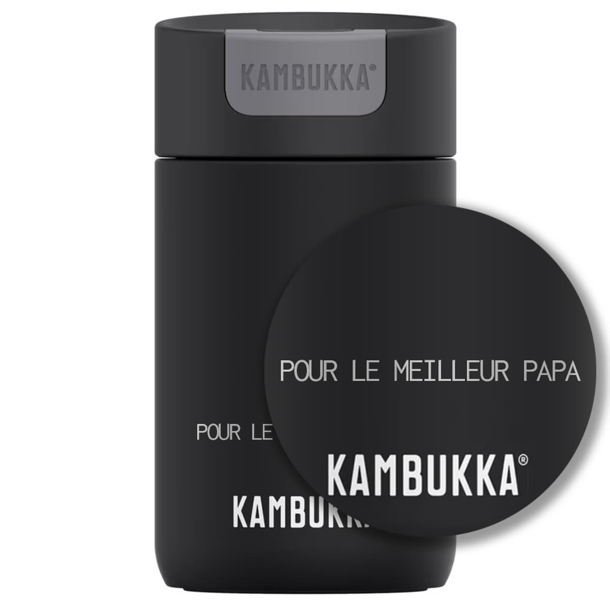 Mug thermique Olympus Jet 300 ml Kambukka - Black