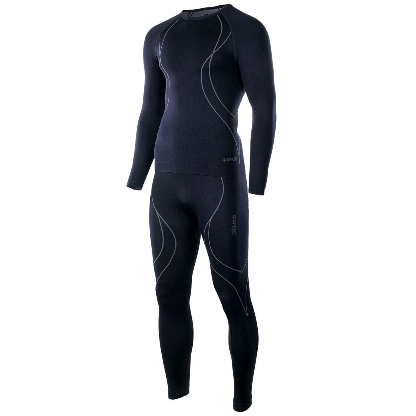 Sous-vêtements thermoactifs Ikar Hi-Tec - Black/Grey 