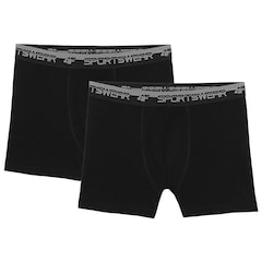 Caleçon Boxer M036 2 paires  4F - Black 