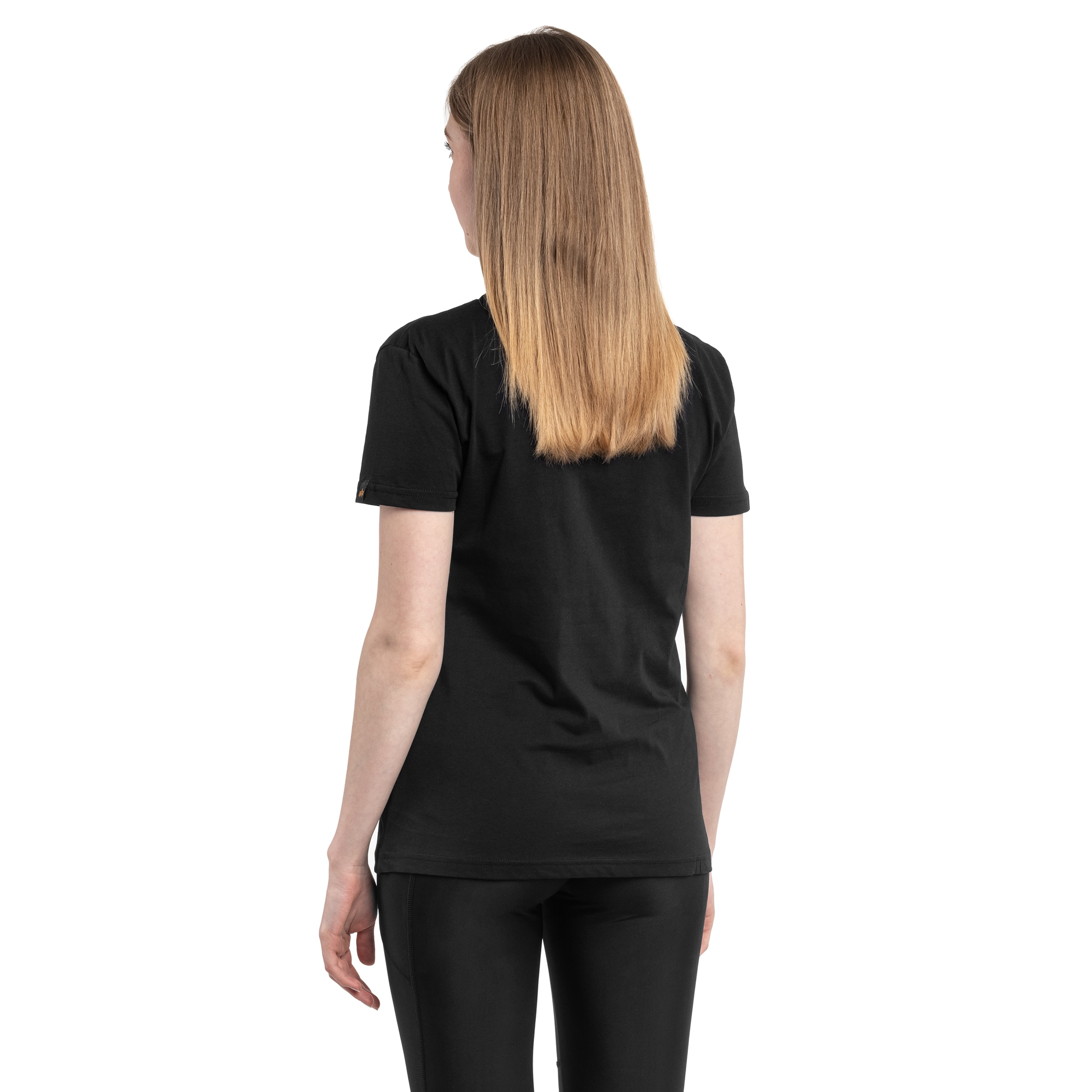 T-shirt femme New Basic Alpha Industries - Black 