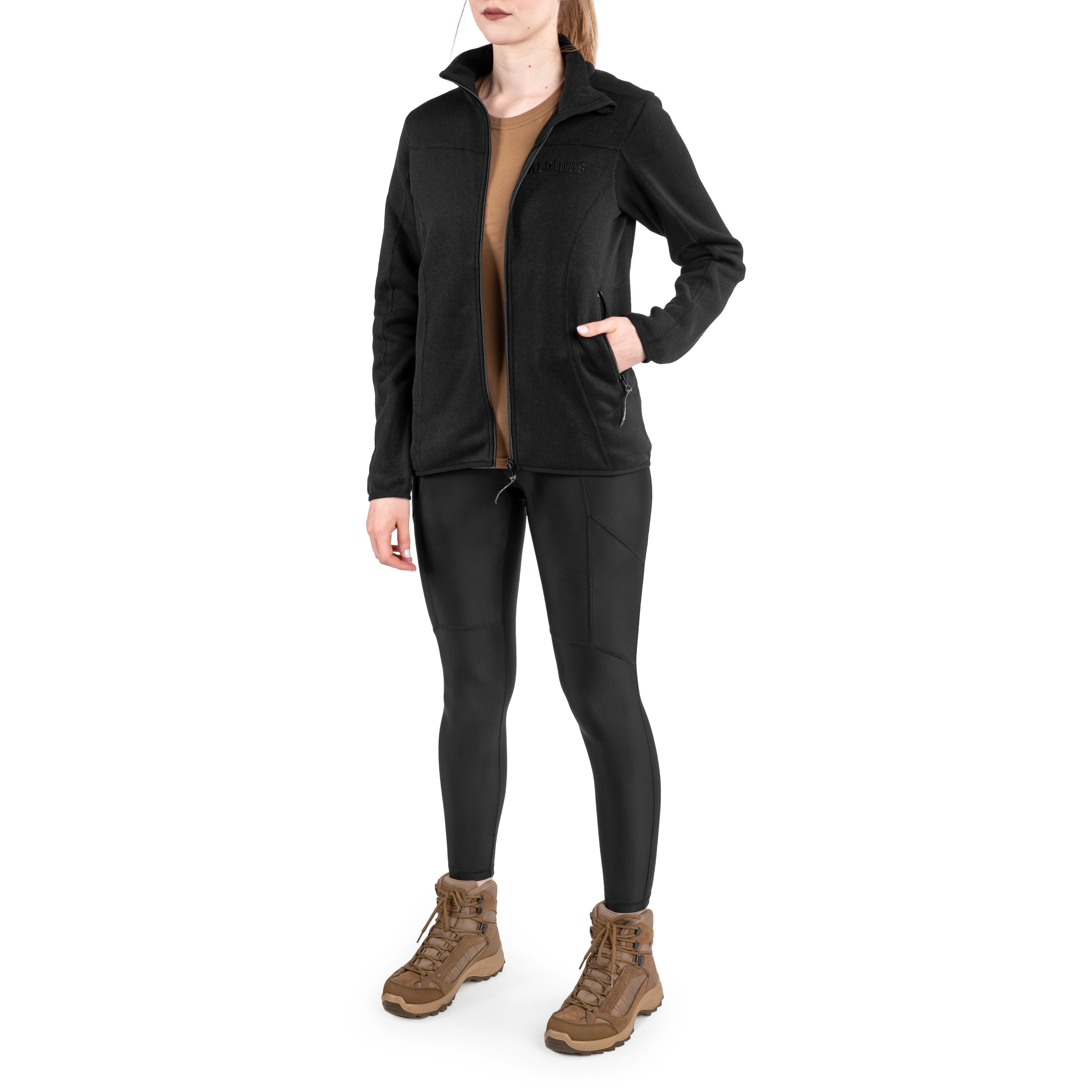 Polaire femme Elvenes Alpinus - Black 