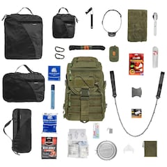 Sac à dos d'évacuation avec équipements Sarge 30 L Bagder Outdoor - Olive