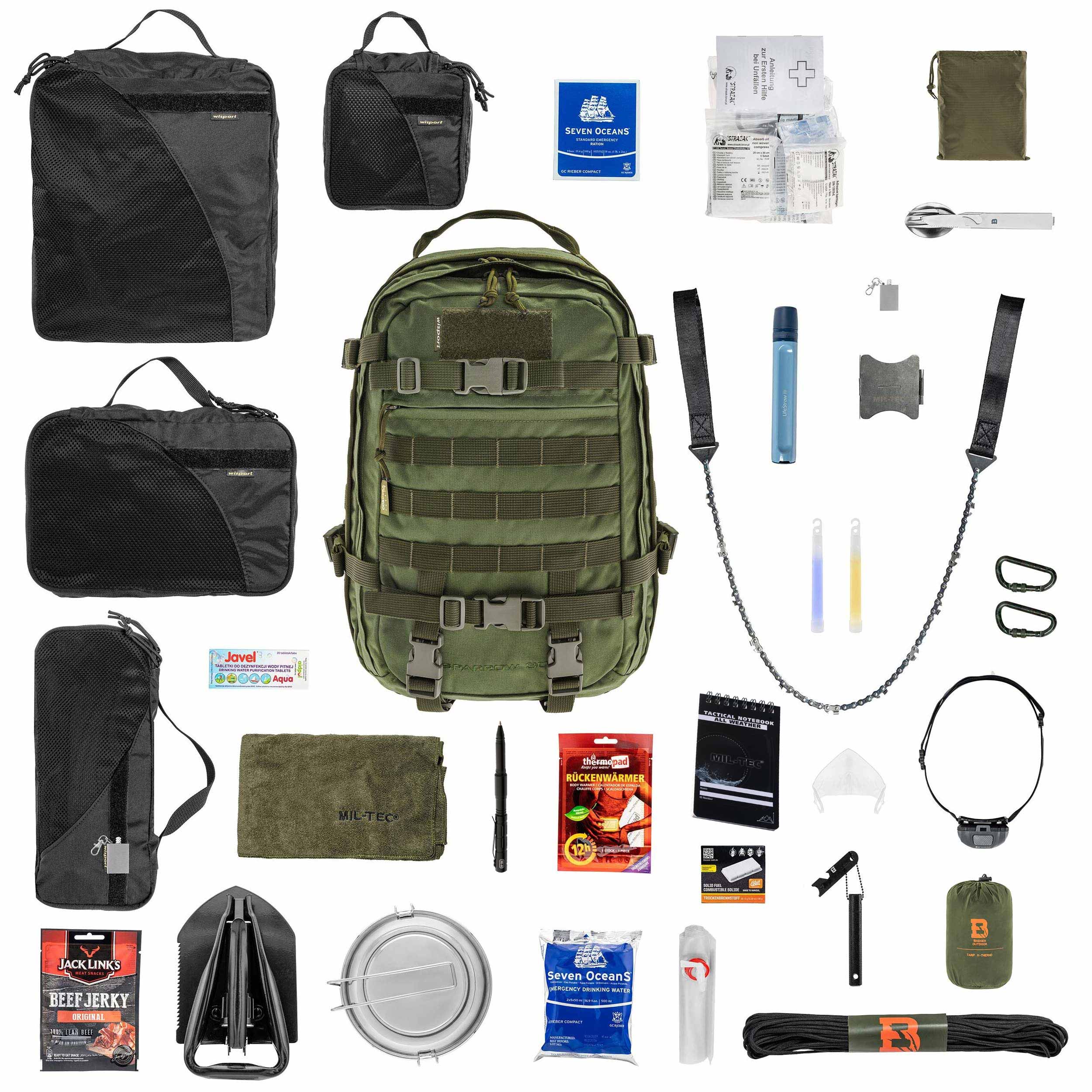 Sacs à dos d'évacuation Acheter en ligne Magasin en ligne MILITARY