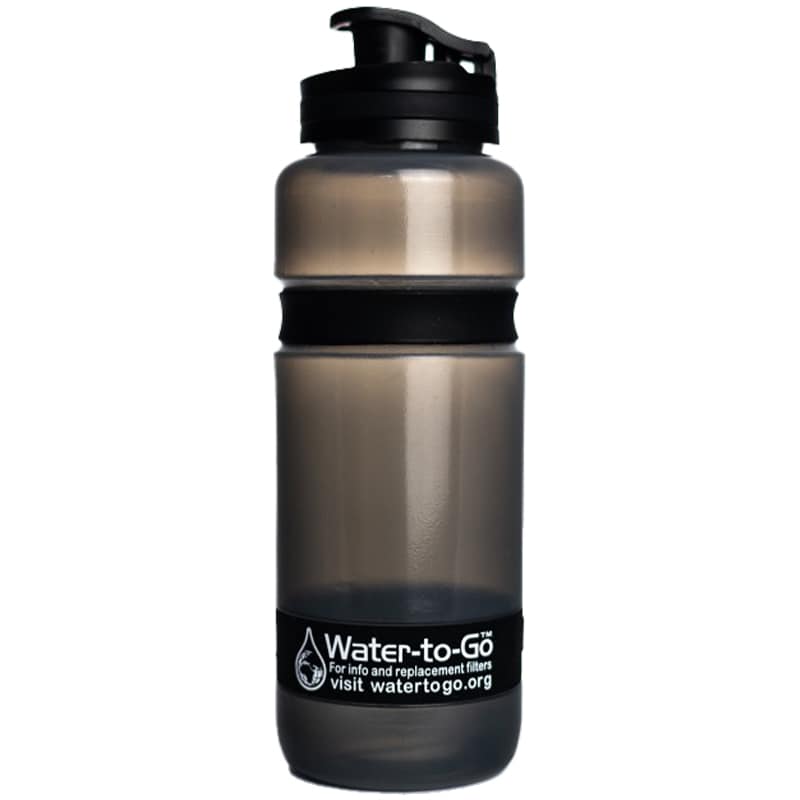 Bouteille avec filtre Active 600 ml Water-to-Go - Black